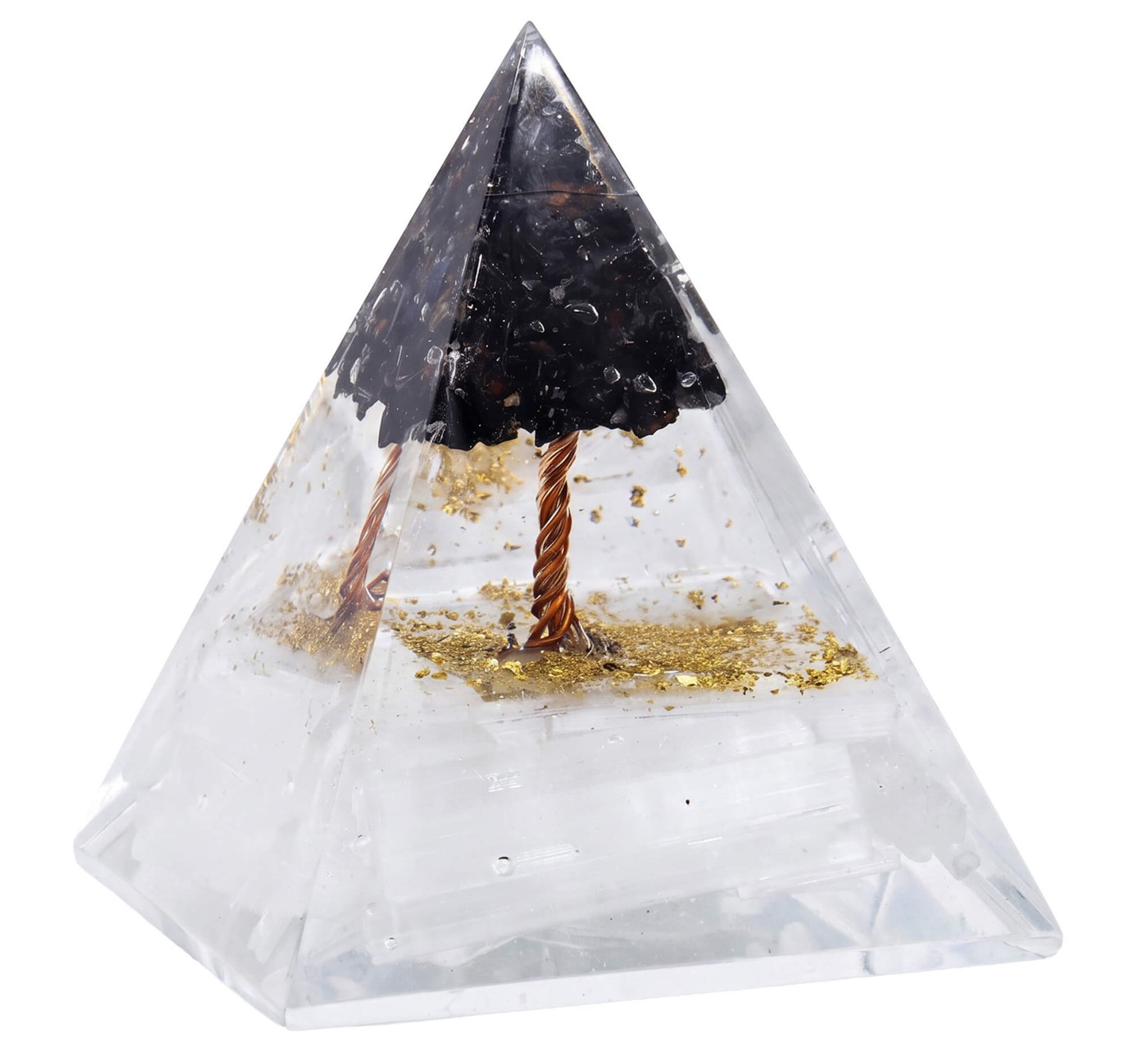 Pyramide Orgonite 'Réussite au Travail' 8cm