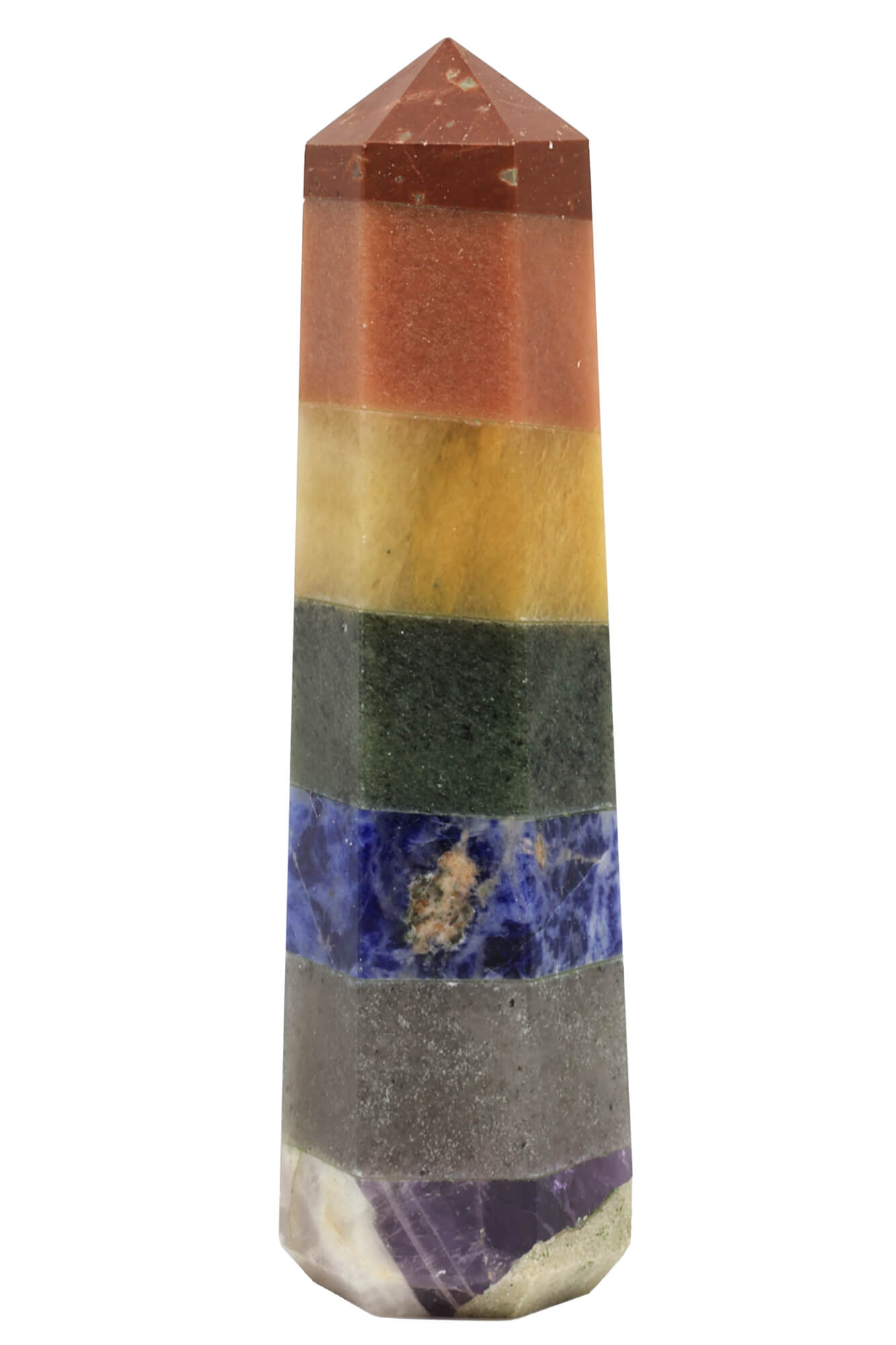 Obélisque en pierre naturelle – Décoration et Feng Shui - 7 chakras