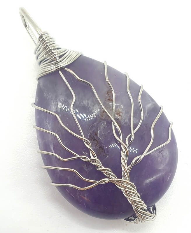 Pendentif Arbre de Vie - 4cm Amethyste