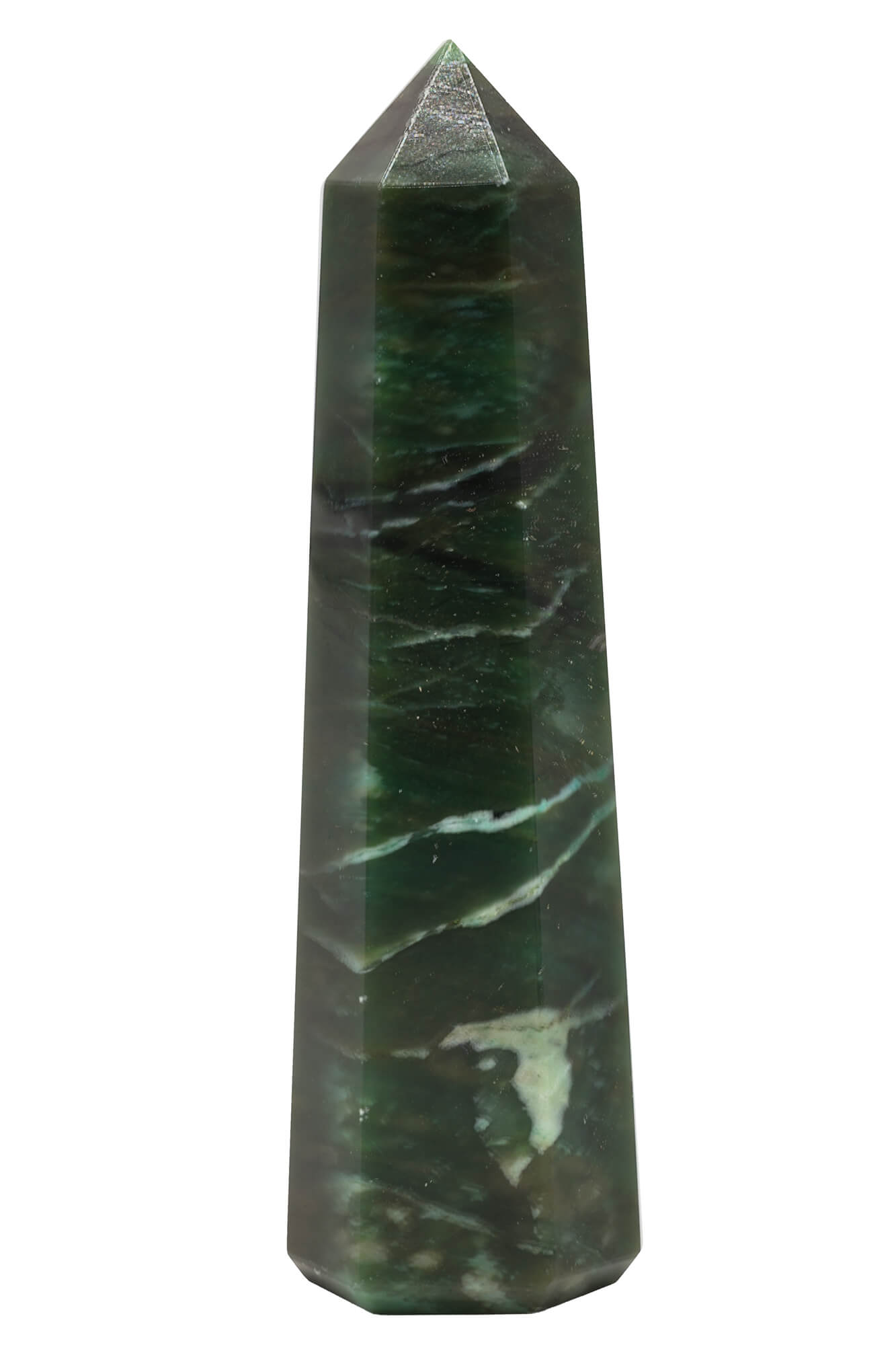 Obélisque en pierre naturelle – Décoration et Feng Shui - Jade verte